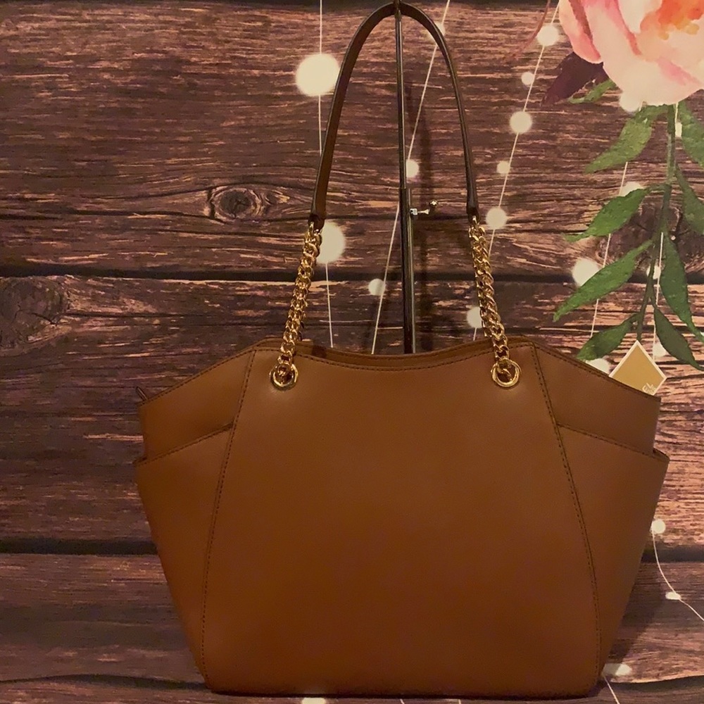 🌺 MICHAEL KORS 🌺 LARGE CHAIN LUGGAGE SHOULDER - Picture 7 of 8